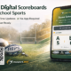 Live digital scoreboard for school sports with real-time scoring and sponsor integration