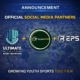 MySport360 partners with Ultimate Youth and REPS Sport to promote youth and school sports through social media in South Africa